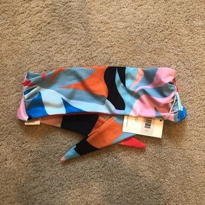 Mara Hoffman Abigail Bandeau Bikini Top Small